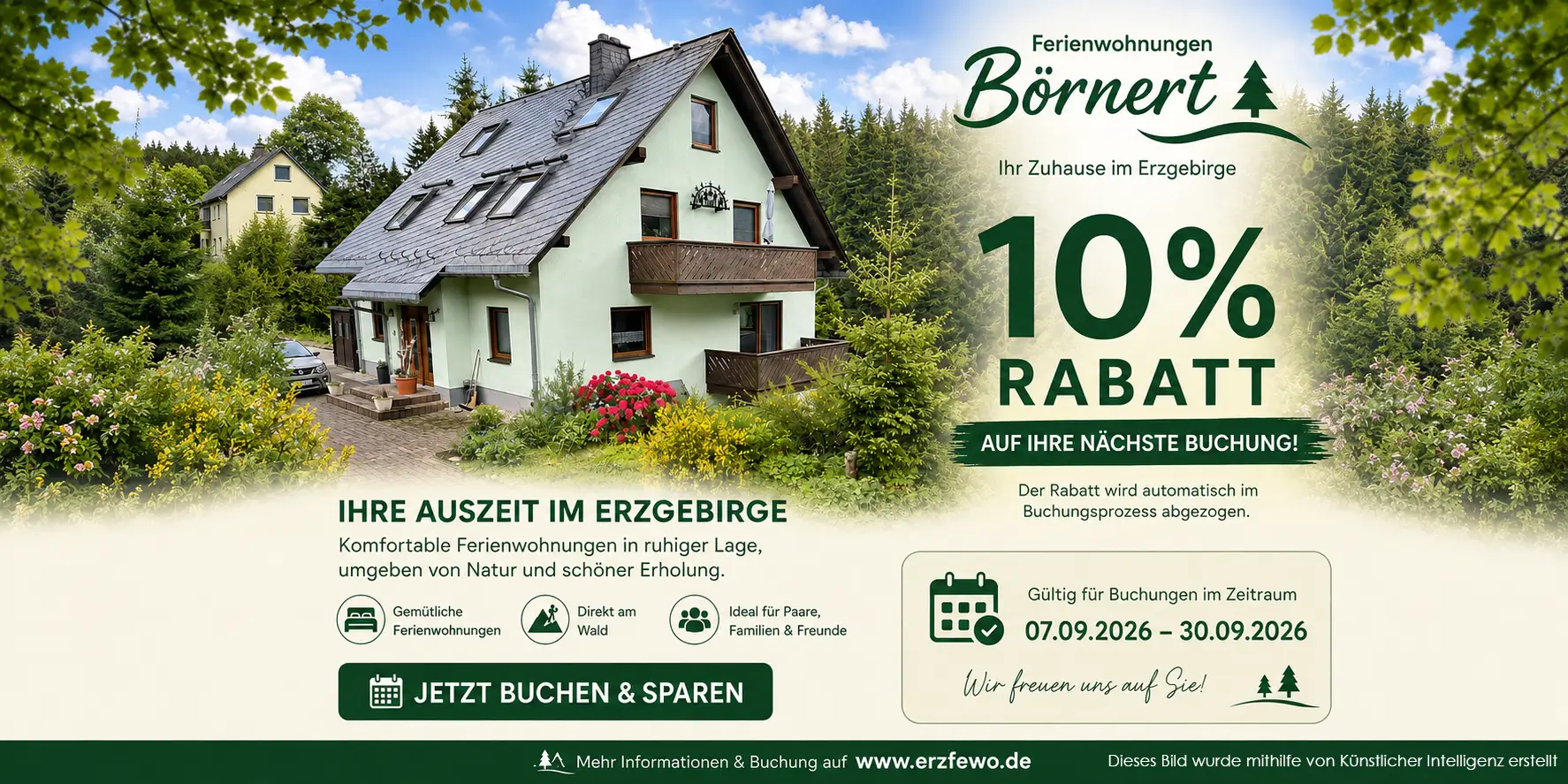 Ferienwohnungen Börnert am Klingerbach, Sommer
